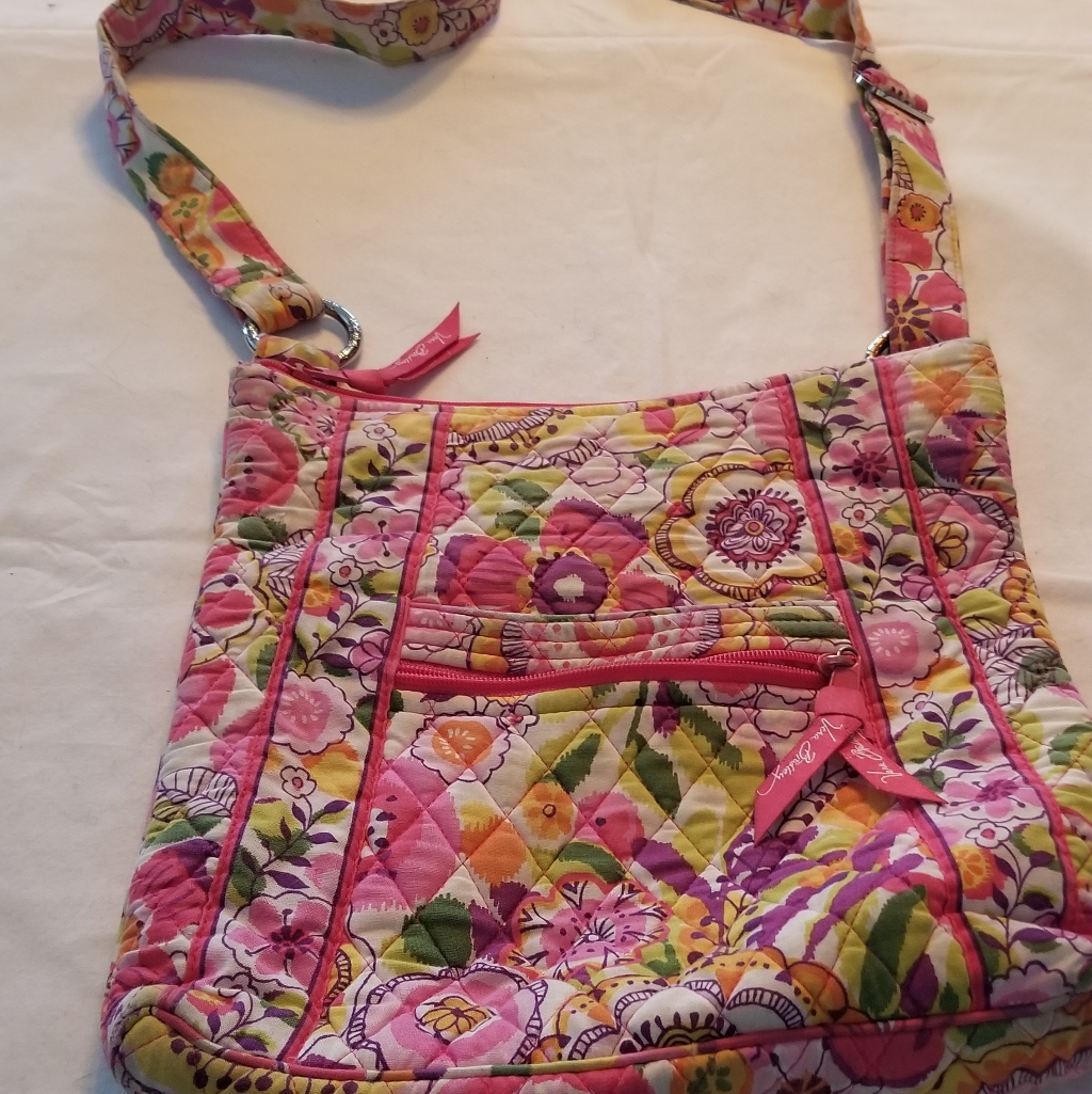 Vera Bradley Clementine Triple Zip Hipster Purse
